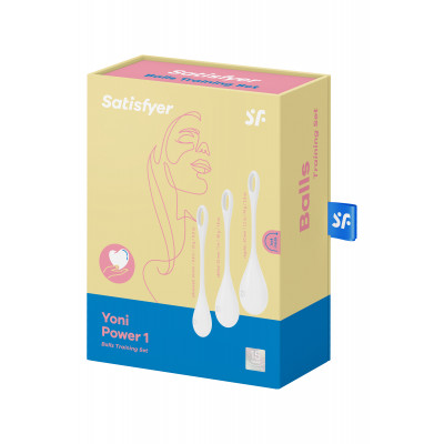 T360187 Набор вагинальных шариков Satisfyer Yoni Power 1 White T360187 Набор вагинальных шариков Satisfyer Yoni Power 1 White