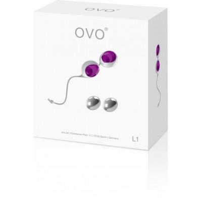 Вагинальные шарики OVO L1 Loveballs, LIGHT