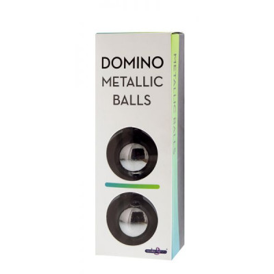 Вагинальные шарики DOMINO METALLIC BALLS, SILVER
