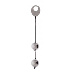 Вагинальные шарики DOMINO METALLIC BALLS, SILVER