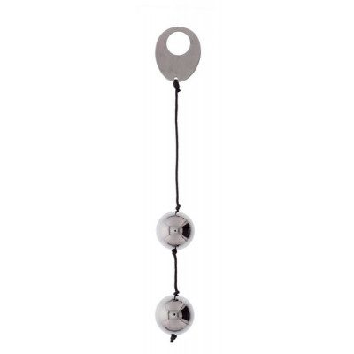 Вагинальные шарики DOMINO METALLIC BALLS, SILVER
