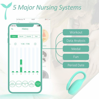 Смарт-тренажер Кегеля Magic Motion Kegel Rejuve, бюджетний варіант, для тренувань і задоволення Смарт-тренажер Кегеля Magic Motion Kegel Rejuve, бюджетний варіант, для тренувань і задоволення