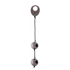 Шарики вагинальные DOMINO METALLIC BALLS, CHROME BLACK