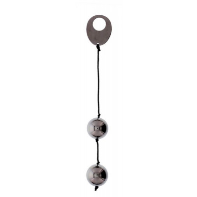 Шарики вагинальные DOMINO METALLIC BALLS, CHROME BLACK