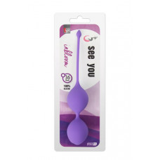 Вагинальные шарики SEE YOU IN BLOOM DUO BALLS 36MM PURPLE