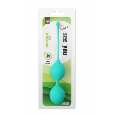 Вагинальные шарики SEE YOU IN BLOOM DUO BALLS 36MM GREEN