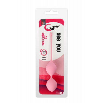 Вагинальные шарики SEE YOU IN BLOOM DUO BALLS 29MM PINK