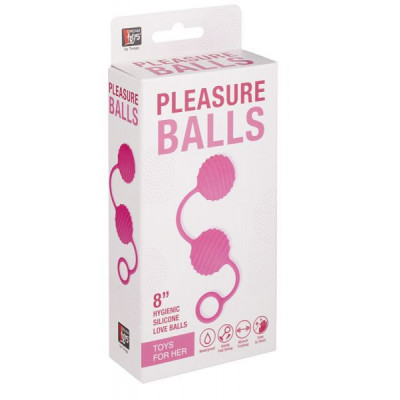 Шарики вагинальные NEON PLEASURE BALLS, PINK