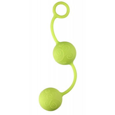 Шарики вагинальные NEON PLEASURE BALLS, GREEN