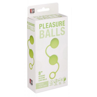 Шарики вагинальные NEON PLEASURE BALLS, GREEN